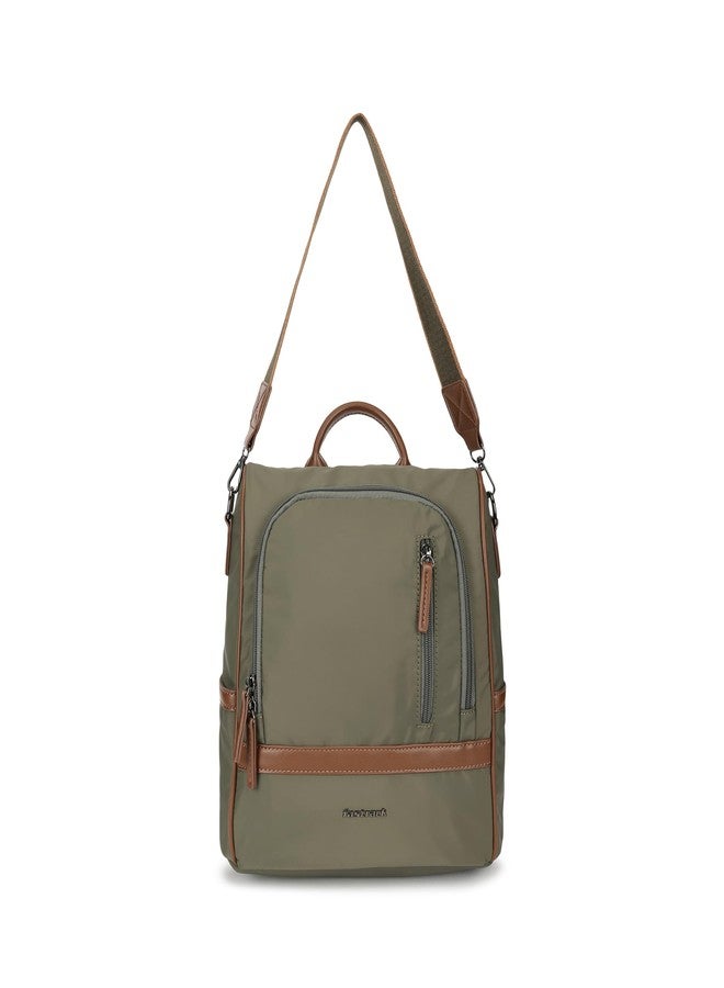 Fastrack CityBlock Backpack | Nylon Backpack for Women | Spacious Main Compartment, Internal Organiser Pockets, External Zip Pocket, Bottle Holders & Three Carry Options - Image 1