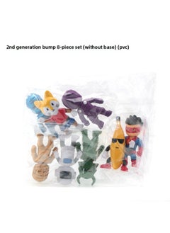 Generic Hand-held 8 Stumbling Guy Games Hand-held Model Cartoon Doll Hand-held Desktop Doll-Color:2nd Generation Bump 8-piece Set (without Base) (pvc)  - Image 4