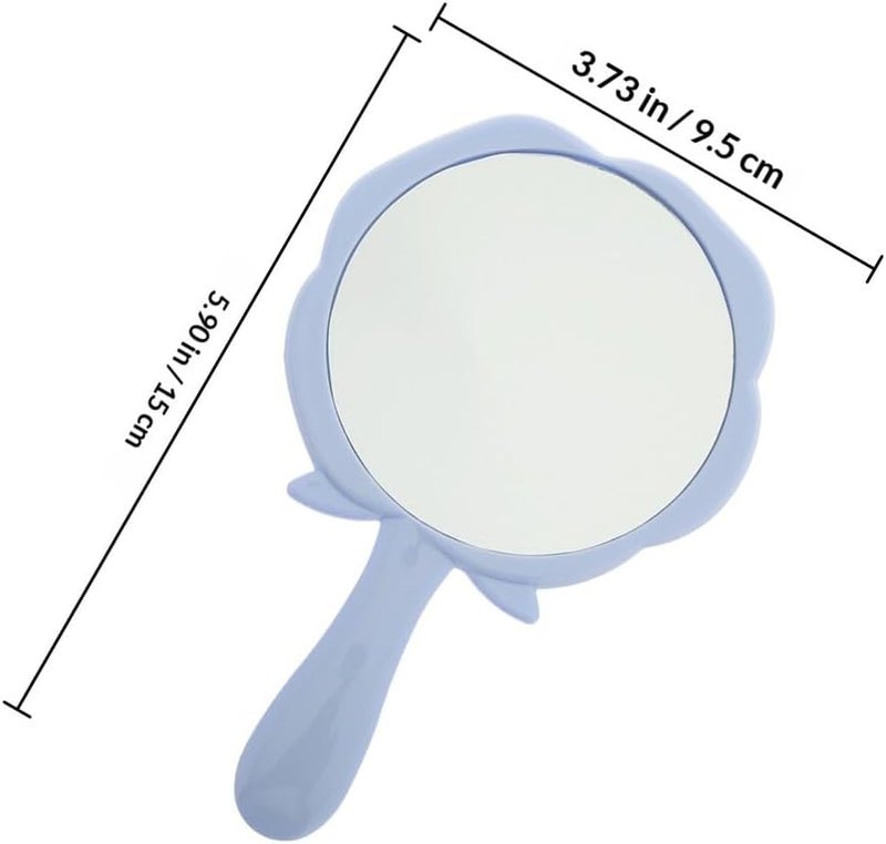 Flexible sizing options KICHOUSE 5 Pcs Sky-Blue Rose Flower Handheld Cosmetic Mirror for Purse Small Travel Pocket Vanity Mirror Essential for Women Small apartment fit Oil resistant Global production standard crafted Local licensed courier Season change compatible build Universal design Global flexible assemble picks Major city pickup option Consistent steady quality Cross product compatible Modern versatile shape Precision made Moisture proof Narrow & wide space compatible Longevity upgraded craftsmanship Low maintenance General purpose design Gulf market standard build Year round in stock Polished safe edge Storage transit efficiency build Gulf approved global quality Regional central warehouse stock Wide range expanded design - Image 2