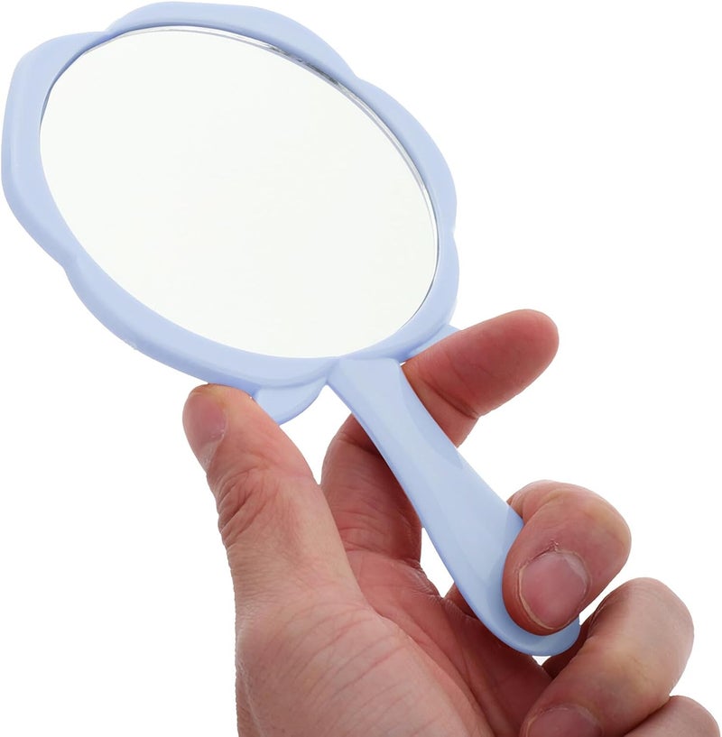 Flexible sizing options KICHOUSE 5 Pcs Sky-Blue Rose Flower Handheld Cosmetic Mirror for Purse Small Travel Pocket Vanity Mirror Essential for Women Small apartment fit Oil resistant Global production standard crafted Local licensed courier Season change compatible build Universal design Global flexible assemble picks Major city pickup option Consistent steady quality Cross product compatible Modern versatile shape Precision made Moisture proof Narrow & wide space compatible Longevity upgraded craftsmanship Low maintenance General purpose design Gulf market standard build Year round in stock Polished safe edge Storage transit efficiency build Gulf approved global quality Regional central warehouse stock Wide range expanded design - Image 4