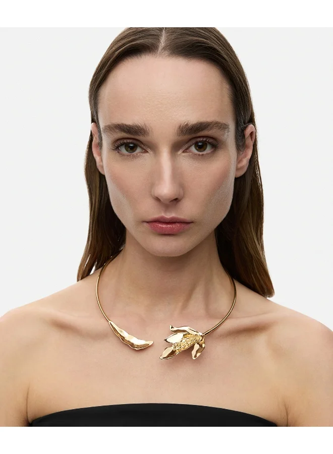 Ipekyol Floral Plate Necklace