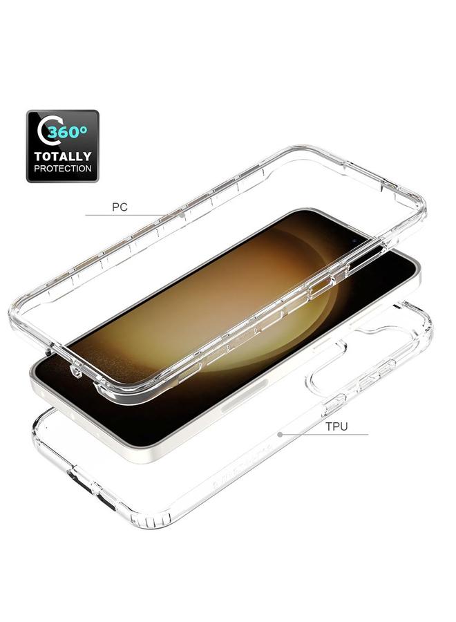 اس-توب جراب لهاتف Samsung Galaxy S24+ 5G مقاوم للصدمات شفاف متدرج اللون مصنوع من مادة البولي يوريثين الحراري + جراب هاتف من مادة البولي يوريثين الحراري - Image 4