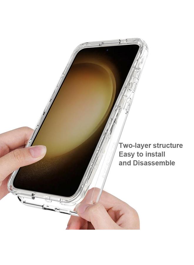 اس-توب جراب لهاتف Samsung Galaxy S24+ 5G مقاوم للصدمات شفاف متدرج اللون مصنوع من مادة البولي يوريثين الحراري + جراب هاتف من مادة البولي يوريثين الحراري - Image 3