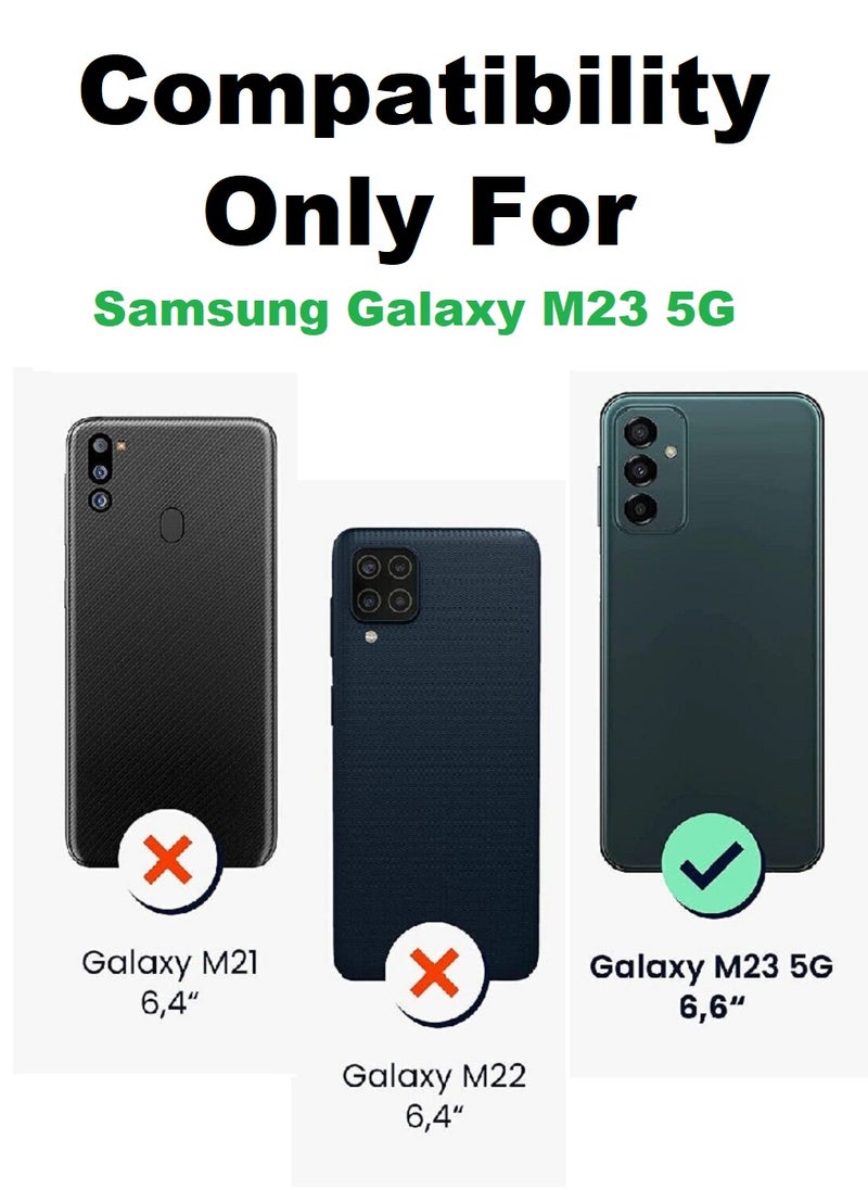 we3 2 Pieces Tempered Glass Screen Protector Anti-Spy Privacy Designed For Samsung Galaxy M23 5G Full Screen Coverage And Bubble Free - Image 3