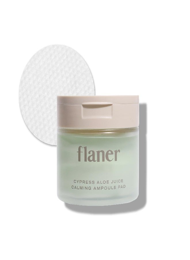 FLANER Cypress Aloe Calming Toner Pads [70 Sheets] – Instantly Cooling & Soothing Toner with Centella Asiatica, Reduce Redness & Pore Care, Vegan, Dermatologist-Tested for Sensitive & Acne-Prone Skin - Image 1