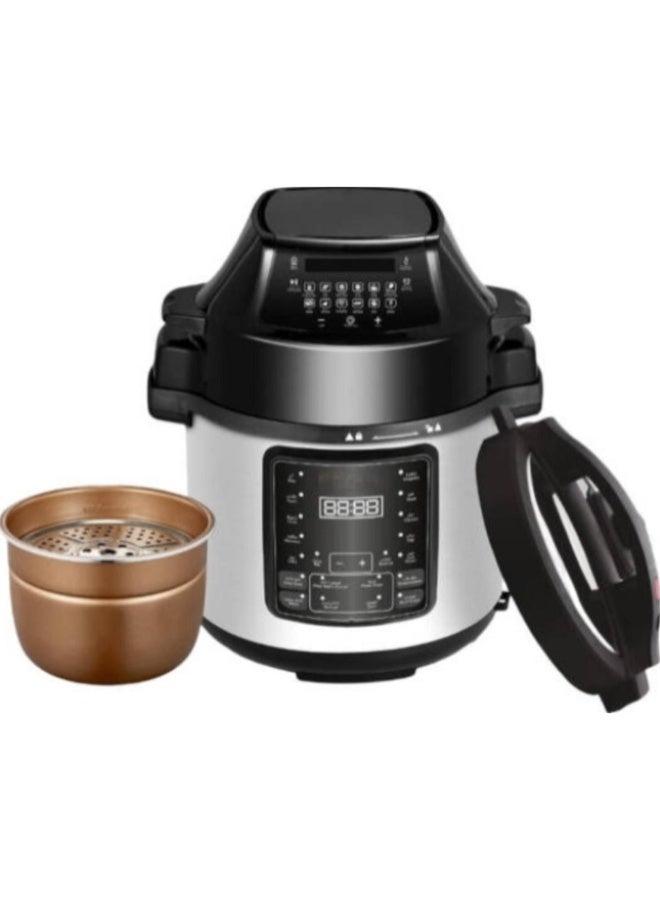 Tradeo 2-in-1 Air Fryer & Pressure Cooker - 6L Digital Multicooker with 1500W Power & Accessories - Image 1