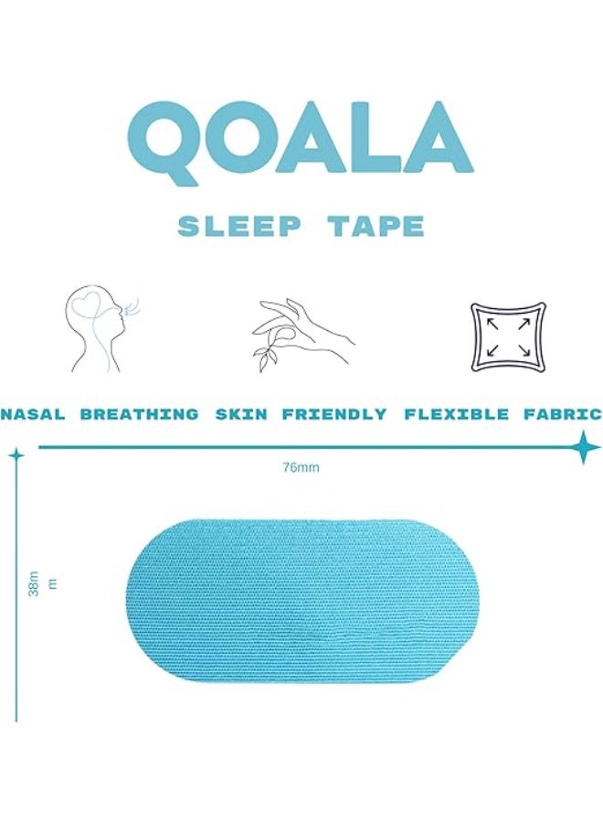 شريط الفم للنوم | 30 شريطًا لطيفًا ضد الحساسية | يحسن التنفس الأنفي وجودة النوم | مريح وسهل الاستخدام - Image 2