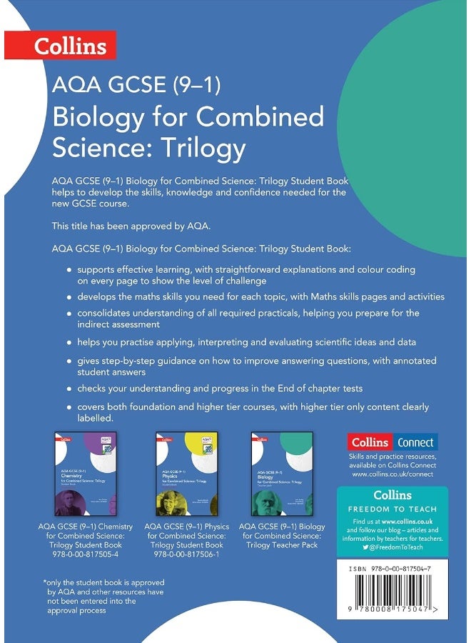 AQA GCSE Biology for Combined Science: Trilogy 9-1 Student Book - Image 2