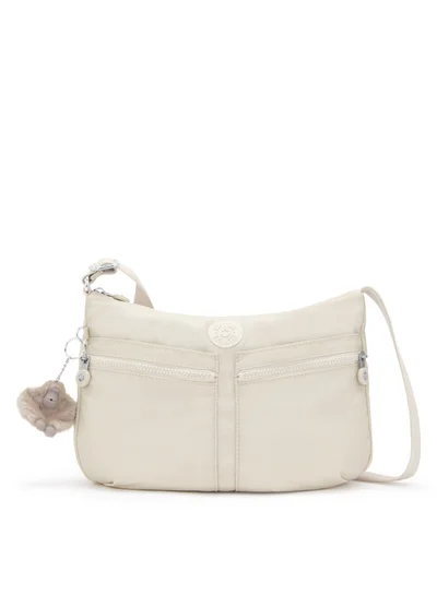 kipling Izellah Medium crossbody Beige Pearl-125923KA