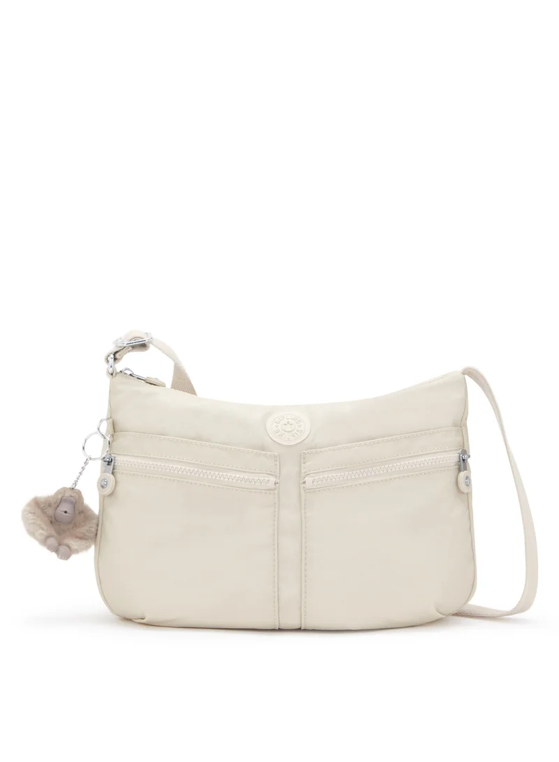 kipling Izellah Medium crossbody Beige Pearl-125923KA