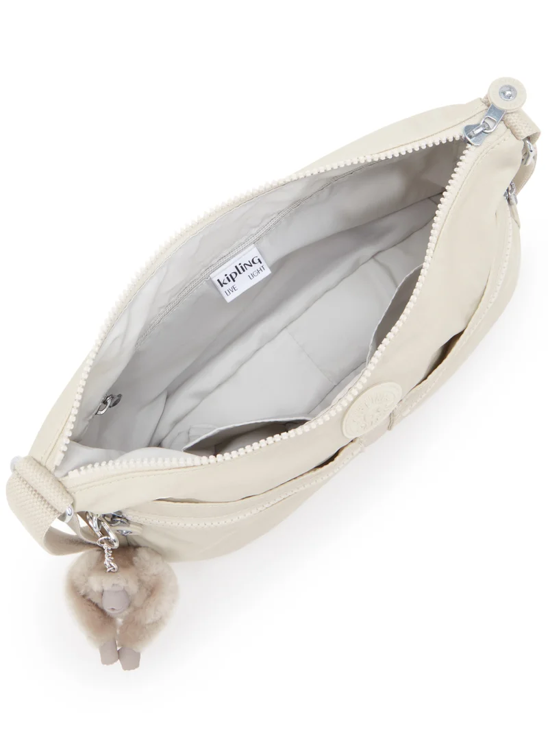kipling Izellah Medium crossbody Beige Pearl-125923KA