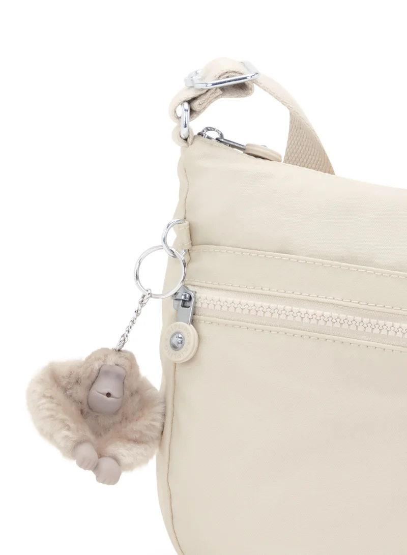 kipling Izellah Medium crossbody Beige Pearl-125923KA