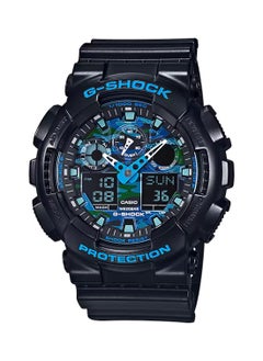 CASIO G-Shock Men's Analog-Digital Quartz Black Resin Band Watch GA-100CB-1ADR - 51mm  - Image 1