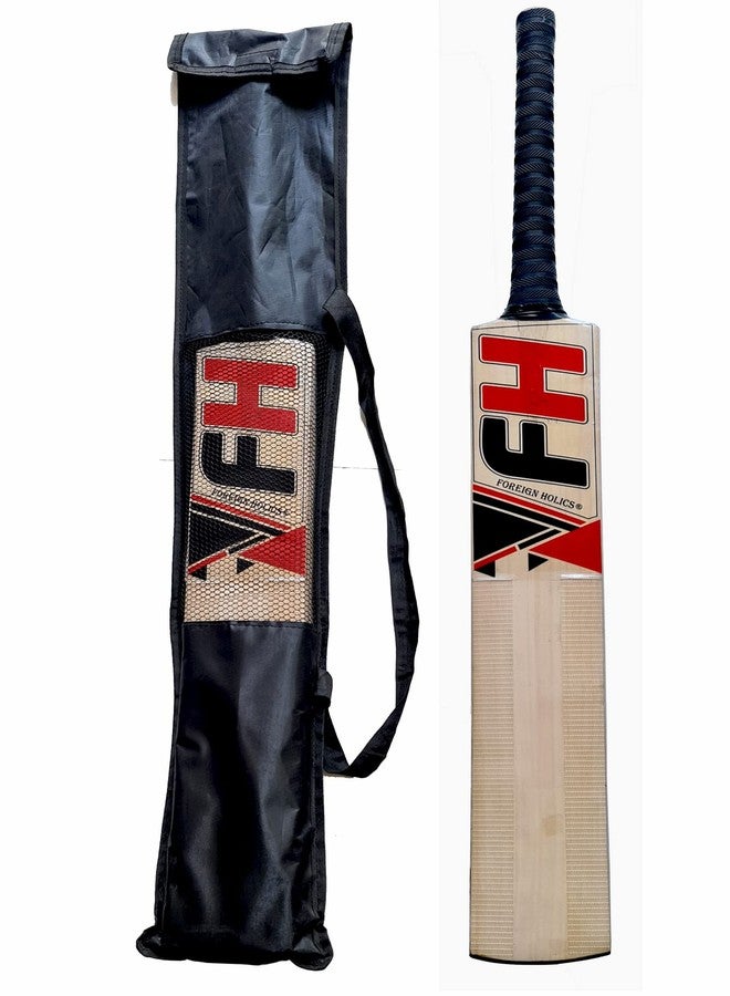 Foreign Holics Professional Kashmir Willow Wood Bat for Adult Full Size - Image 1