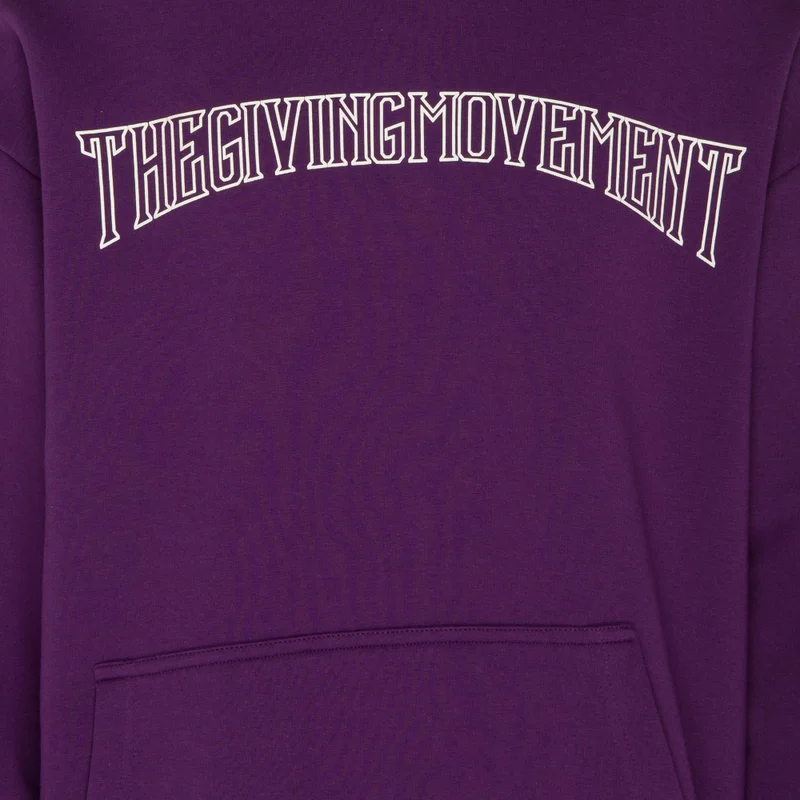 The Giving Movement Men's Collegic Font Hoodie