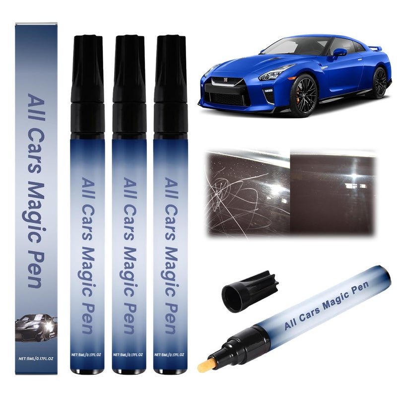 FIYADWZH 3PCS All Cars Magic PenCar Scratch Repair Pen Set Quick Fix for Scratches and Paint DamageFits All Car Colors - Image 3