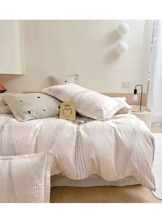 Super Soft King Size Duvet Cover Set Hotel Luxury Feel Cotton Material Bedding Set Fad and Wrinkle Resistant Bed Sheet Set Include 1 Fitted Sheet 1 Duvet Cover and 4 Pillowcases - pzsku/ZAEA1AAE2D1A9D37FA2D2Z/45/1746519419/1ecd20d6-2609-4154-821b-71d376401a47