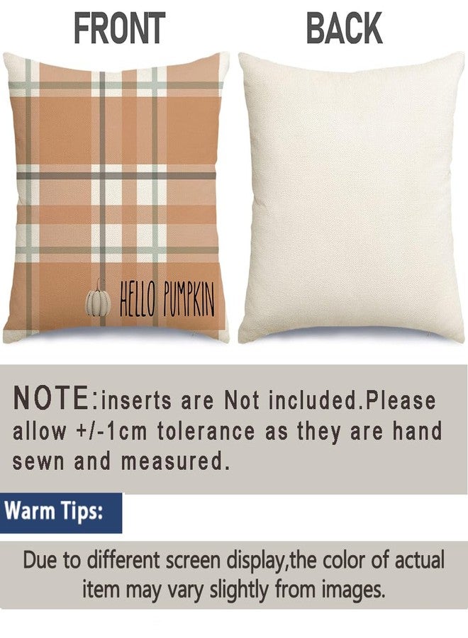 RABUSOFA Fall Outdoor Pillow Covers 20x20 Waterproof,Polka Dot Pumpkin Autumn Thanksgiving Cushion Covers Set of 4 Decorations for Home(7-20) (20" x 20" (Pack of 4)) - Image 5