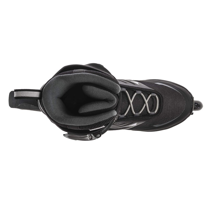 Rollerblade Zetrablade Men's Adult Fitness Inline Skate, Black and Silver, Performance Inline Skates - Image 4