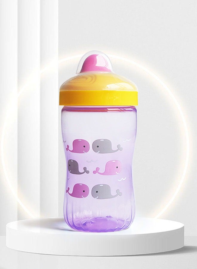 Sharpdo Baby Spout Cup, Toddler Training Cup, Spill Proof Learner Sippy Cups for Baby 6+ months, 350ml - Image 1