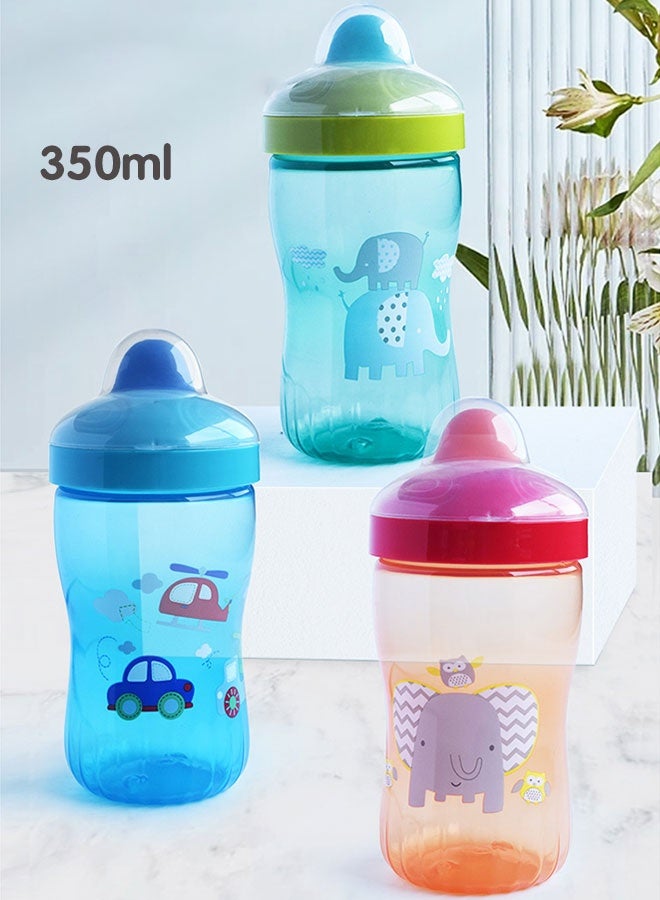 Sharpdo Baby Spout Cup, Toddler Training Cup, Spill Proof Learner Sippy Cups for Baby 6+ months, 350ml - Image 3