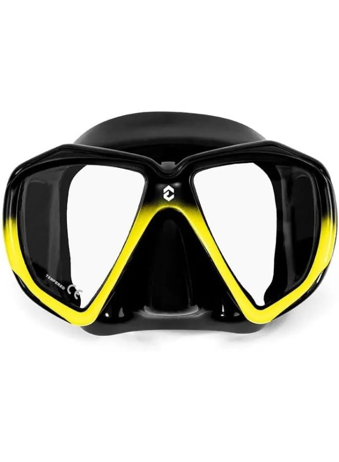 DYNAMICNORD DYNAMIC NORD VM-50 MASK TWO GLASS BLACK/YELLOW FADE SPRAY - Image 1