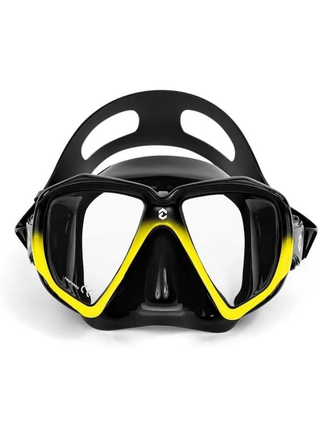 DYNAMICNORD DYNAMIC NORD VM-50 MASK TWO GLASS BLACK/YELLOW FADE SPRAY - Image 2