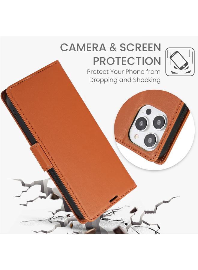 S-TOP Case For iPhone 14 Pro Max Side Buckle RFID Anti-theft Leather Phone Case - Image 5