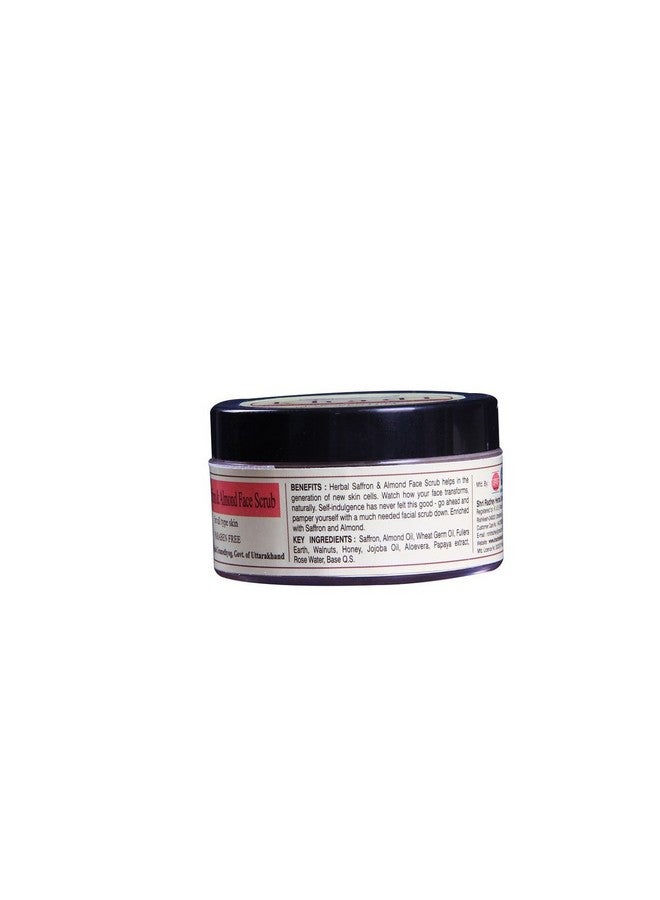 Khadi Rishikesh Herbal Saffron & Almond Face Scrub Combo Set Pack Of - 50g X 3 (150gm) - Image 2