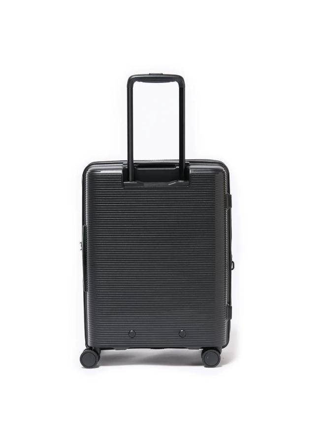 Echolac Forza 55cm Hardcase Expandable 4 Double Wheel Cabin Luggage Trolley - Black - Image 3