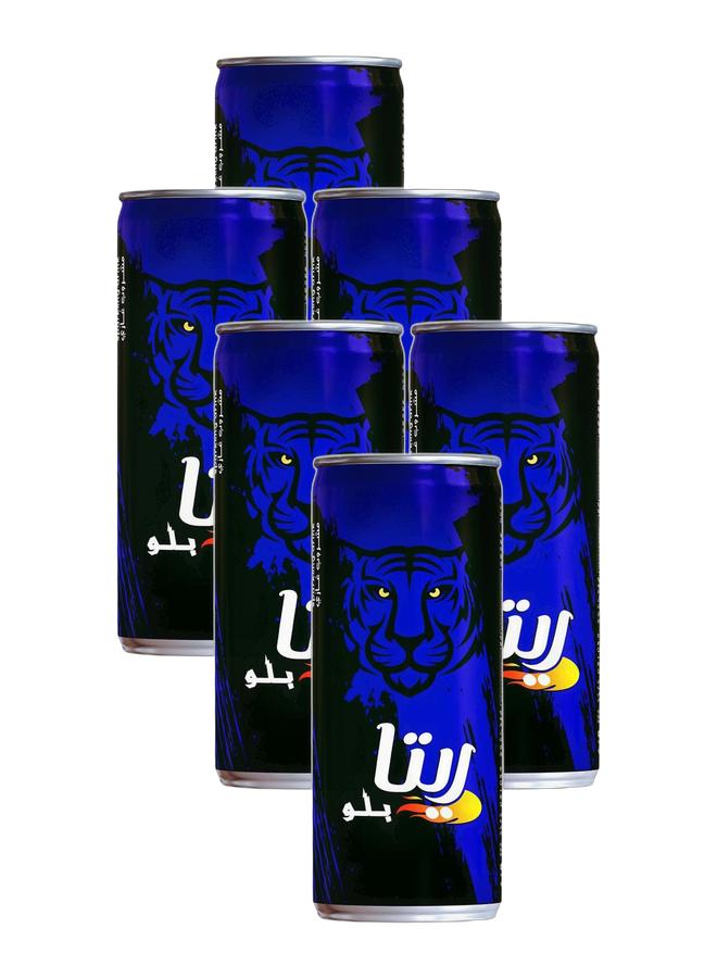 Rita Blue Sparkling Drink 240ml, Bundle of 6 - Image 1