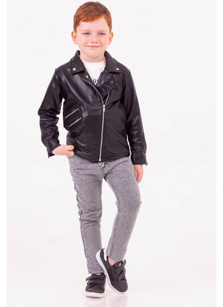 Zippered Boys Leather Jacket - pzsku/ZAEA25C7EB0209364685BZ/45/_/1731334260/802f2dfa-bd36-4432-8bd4-a9051ed73373