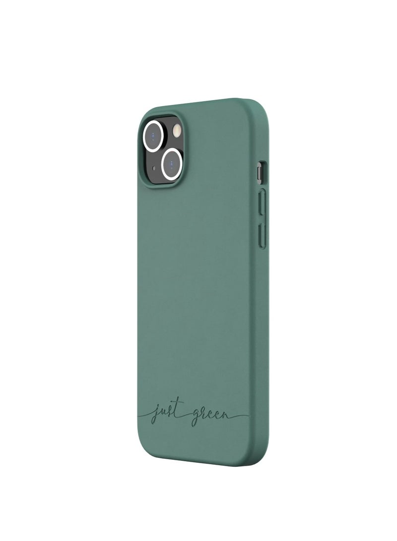 BIGBEN حافظة هاتف iPhone 14 Plus باللون الأخضر فقط باللون الأخضر الليلي - مصممة صديقة للبيئة - Image 3