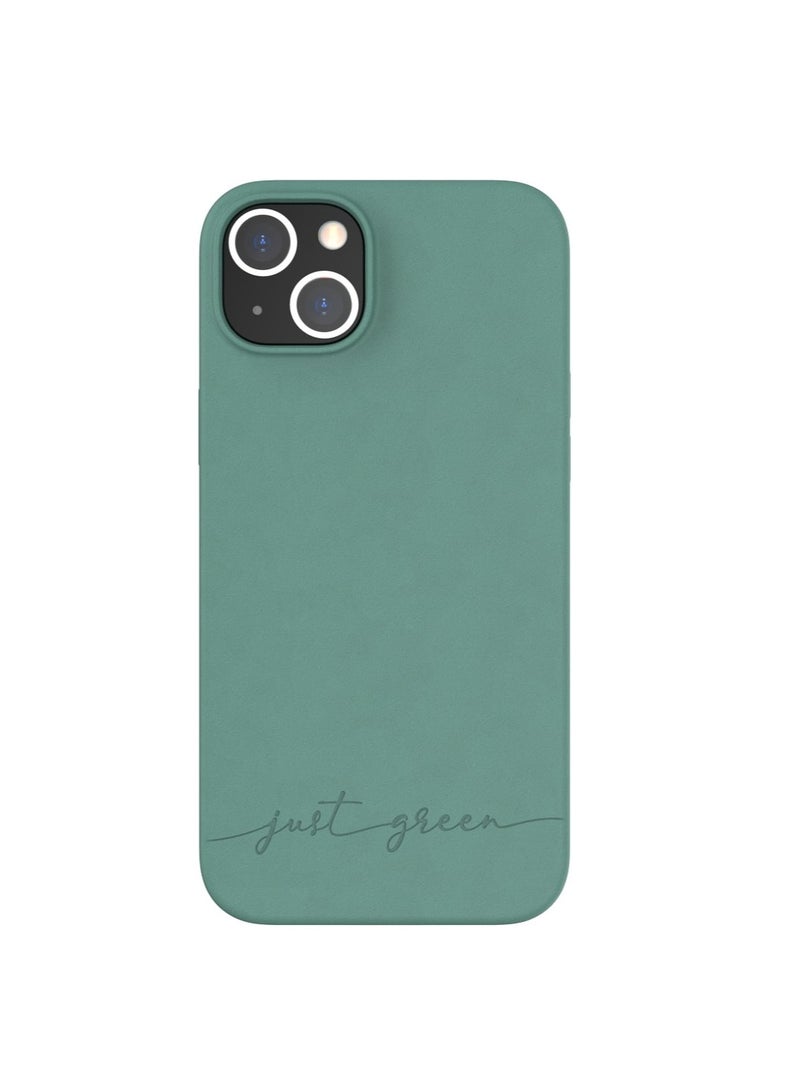 BIGBEN حافظة هاتف iPhone 14 Plus باللون الأخضر فقط باللون الأخضر الليلي - مصممة صديقة للبيئة - Image 2