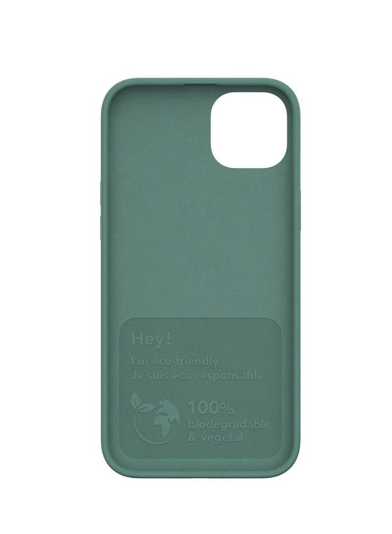 BIGBEN حافظة هاتف iPhone 14 Plus باللون الأخضر فقط باللون الأخضر الليلي - مصممة صديقة للبيئة - Image 4