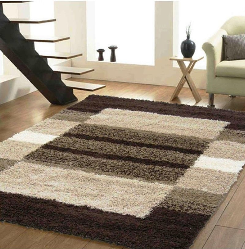 FRESH FROM LOOM Royal Heritage Edition 36x60 inch Carpets for Home | Premium Shaggy Fur Rug Runner | Anti-Skid Bedroom Carpet |Carpets for Living Area Office Sofa Room (3x5 ft), Multicolor - Image 1