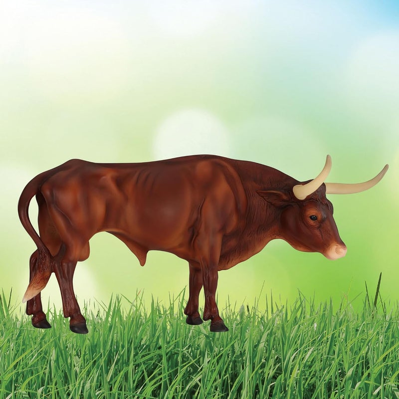 Breyer Horses Traditional Series Texas Longhorn Bull Animals  Horse Figurine  115 L X 85 H  Model BTR10329 - Image 2