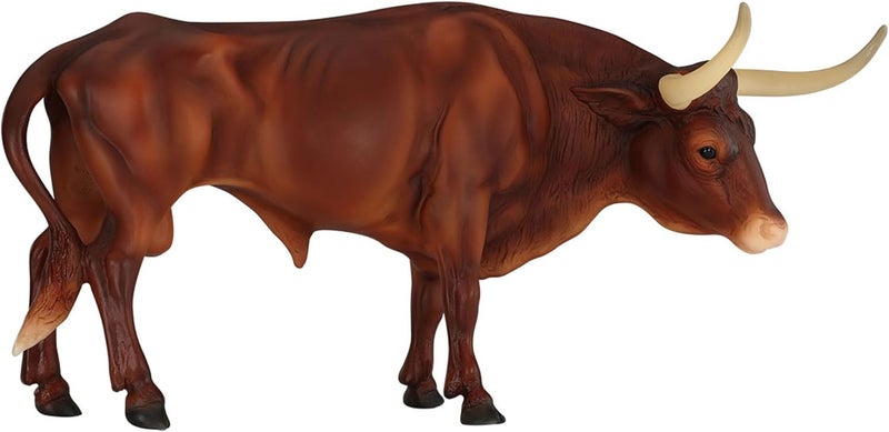 Breyer Horses Traditional Series Texas Longhorn Bull Animals  Horse Figurine  115 L X 85 H  Model BTR10329 - Image 1