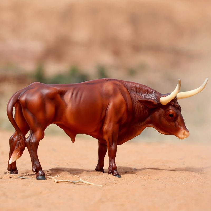 Breyer Horses Traditional Series Texas Longhorn Bull Animals  Horse Figurine  115 L X 85 H  Model BTR10329 - Image 3