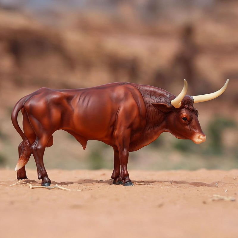 Breyer Horses Traditional Series Texas Longhorn Bull Animals  Horse Figurine  115 L X 85 H  Model BTR10329 - Image 5