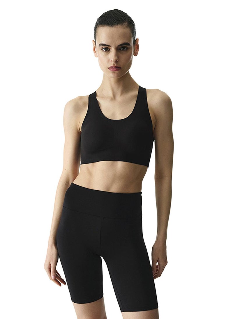 Penti Women's Easy-Care Sports New Smooth Feel Biker Shorts - Black - Image 5