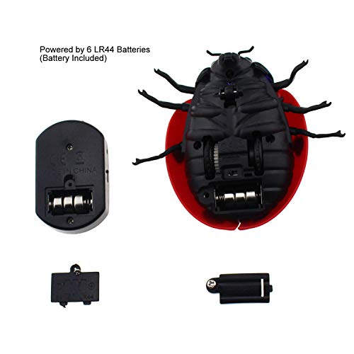 Tipmant Kids RC Ladybird Animal Toy Remote Control Car Vehicle Electric Fake Insect Prank Toys for Christmas Halloween - Image 5