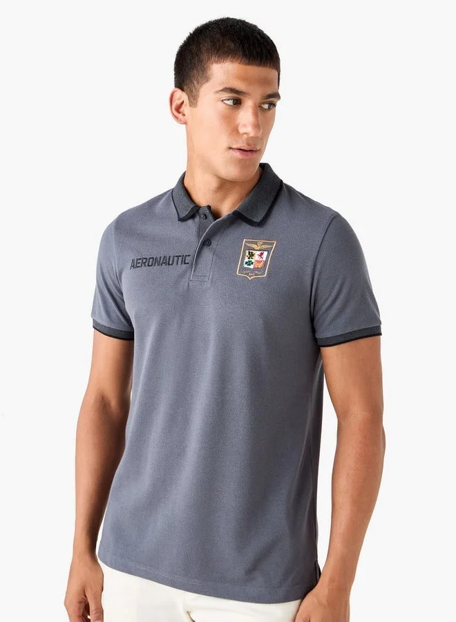 سبلاش فيڤ تيشيرت بولو مطرز بأكمام قصيرة