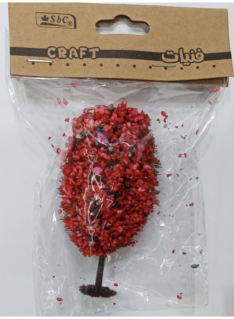 SBC Cherry Blossom Trees Miniature Diy Craft Decorations Plastic Model