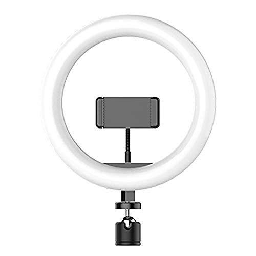 Whitecloud TRANSFORMING HOMES® 10 Inches LED Ring Light for Camera, Phone YouTube Video Shooting and Makeup(T 925,Black) 25.5x25.5x02 cm Plastic - Image 1