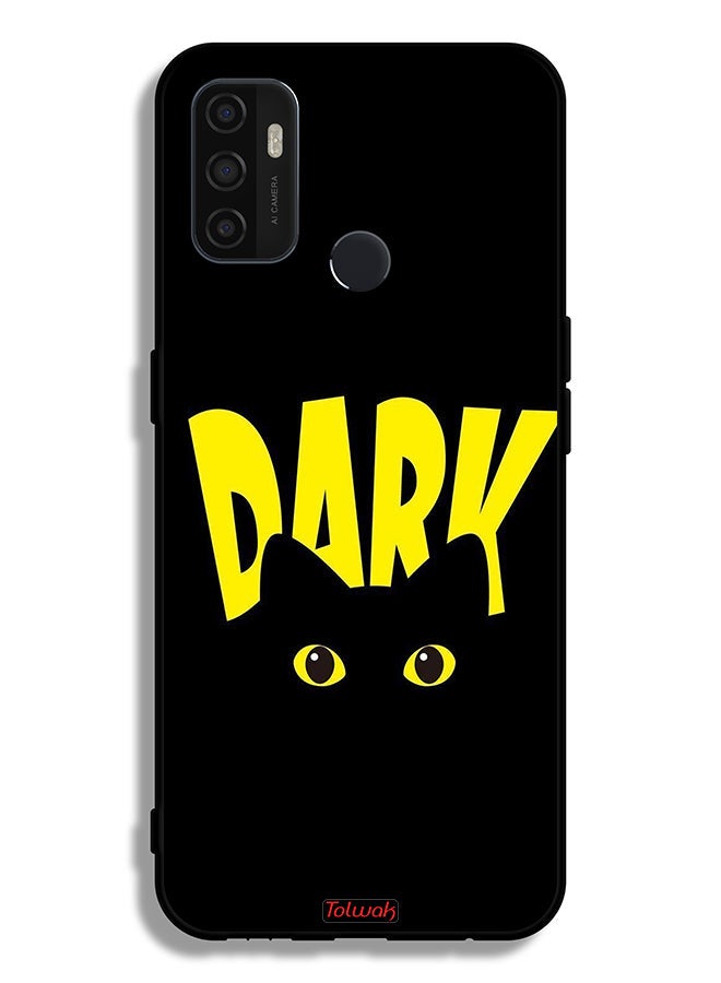 Tolwak Oppo A53s Protective Case Cover Dark Cat - Image 2