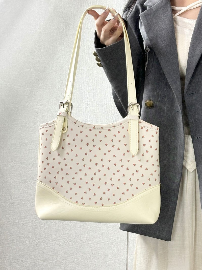 2024 Summer Korean Fashion Easiest For Match Mint Green Plaid Underarm Bag New Large Capacity Outing Commuting Shoulder Bag - Image 4