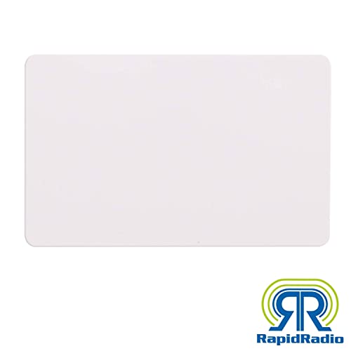 RapidRadio RRHFSM13 13.56 MHz ISO14443A Type 2 N-TAG 213 HF RFID PVC Blank White Smart Card - 85 X 54 mm, Pack of 100 - Image 2
