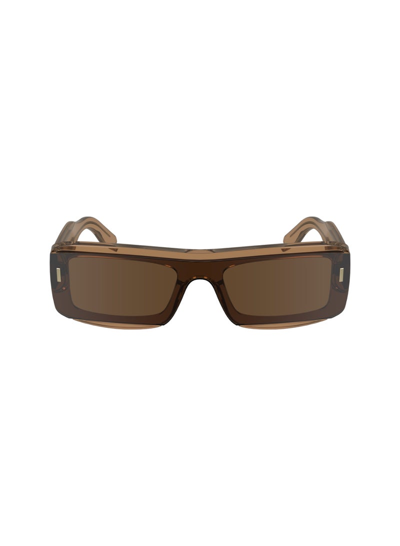 CALVIN KLEIN FULL RIM ACETATE MODIFIED RECTANGLE CALVIN KLEIN SUN CK24503S  5121 (278) LIGHT BROWN  - Image 1