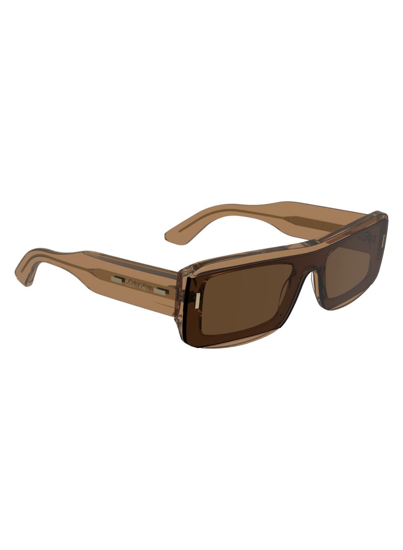 CALVIN KLEIN FULL RIM ACETATE MODIFIED RECTANGLE CALVIN KLEIN SUN CK24503S  5121 (278) LIGHT BROWN  - Image 2